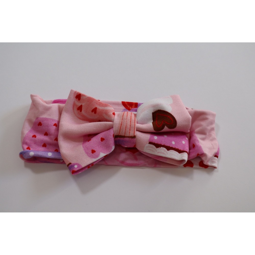 Little Sleepies Sweet Treats Cupcakes Bow Headband NB-3T